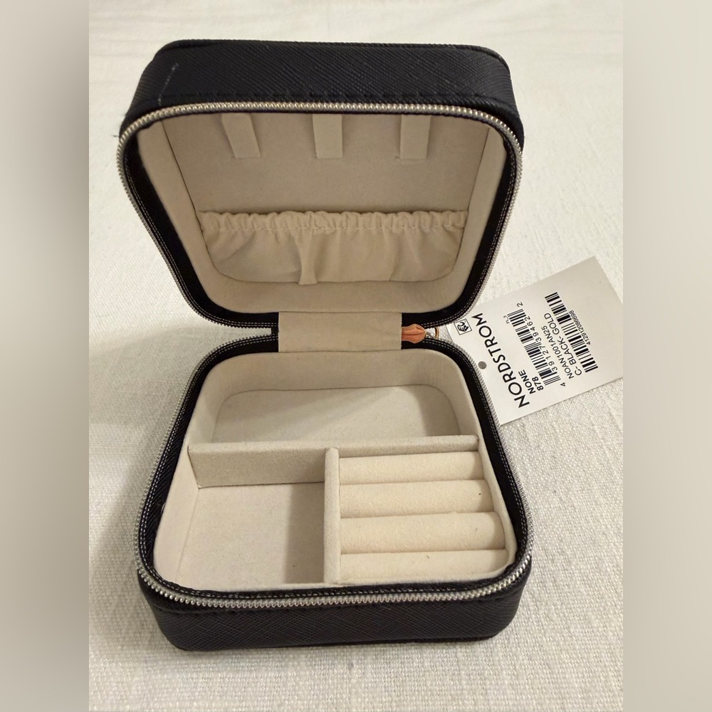 Nordstrom Black Travel Jewelry Case